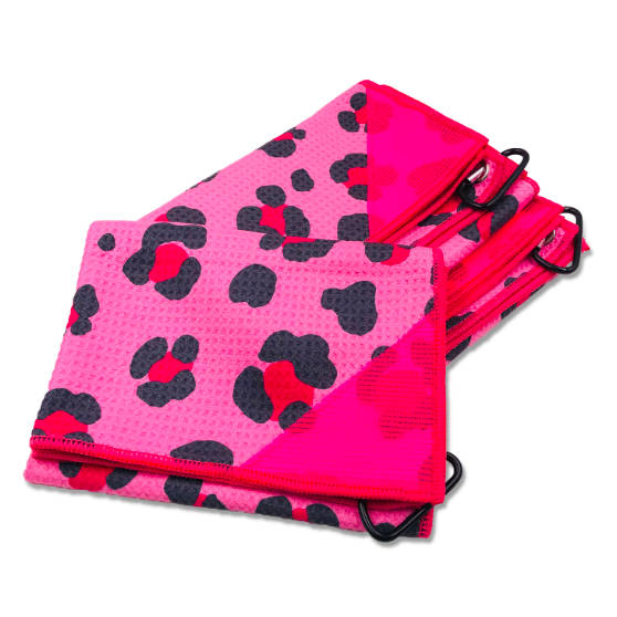 Eco Friendly Antimicrobial Quick Dry Custom Logo Printed Microfiber Golf Towel