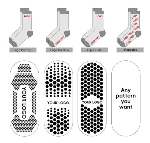 Customized Non Slip Yoga Socks Women Dance Custom Anti Slip Pilates Sock 2